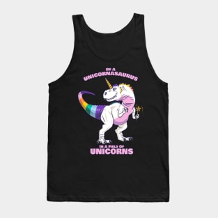 be a unicornasaurus rex in a field of unicorns Tank Top